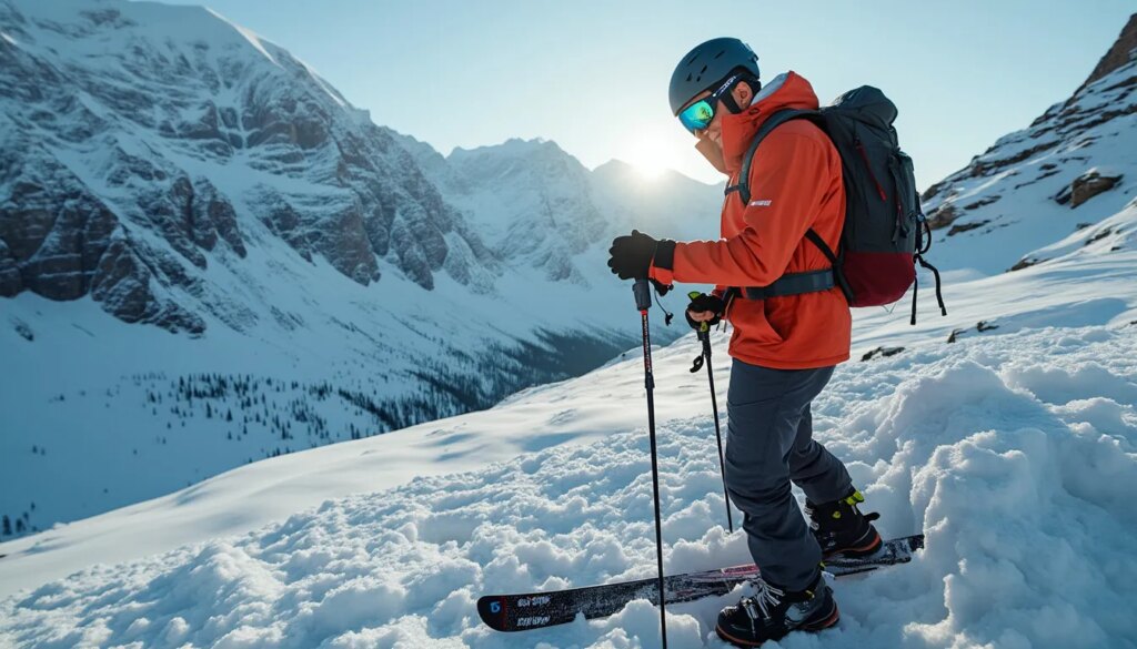 ski de randonnée : équipement complet pour une sortie en montagne