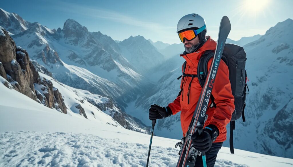 taille de ski : skis de freeride et randonnée adaptés aux conditions de neige