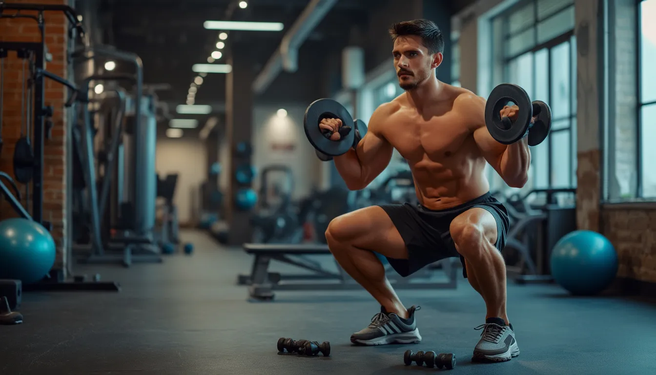 préparation physique ski freeride : athlète effectuant des exercices de renforcement musculaire en plein air