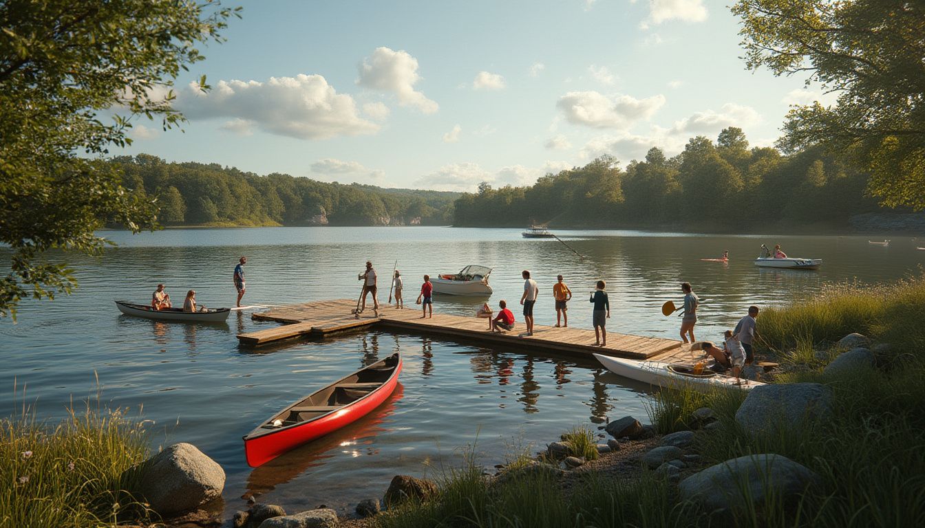 rampe de mise à l'eau : rampe facilitant la mise à l'eau d'un kayak depuis un quai