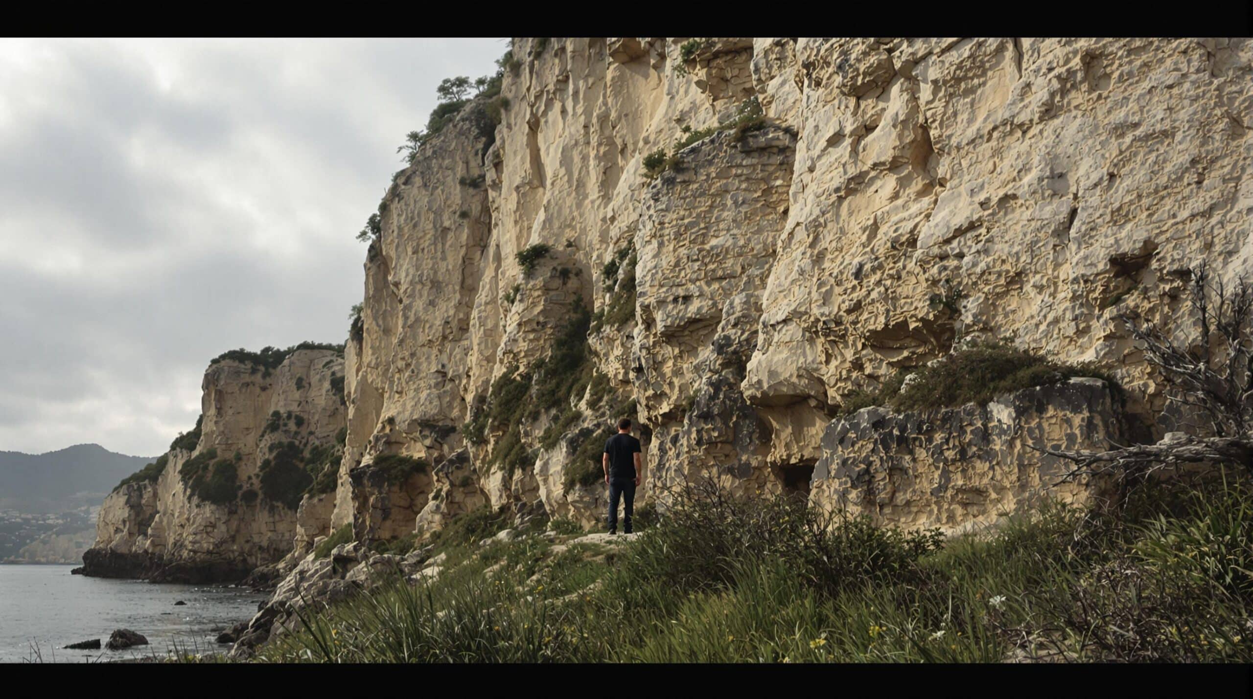 Ultra-Trail Snowdonia : coureur de trail dans la brume sur les sentiers montagneux gallois