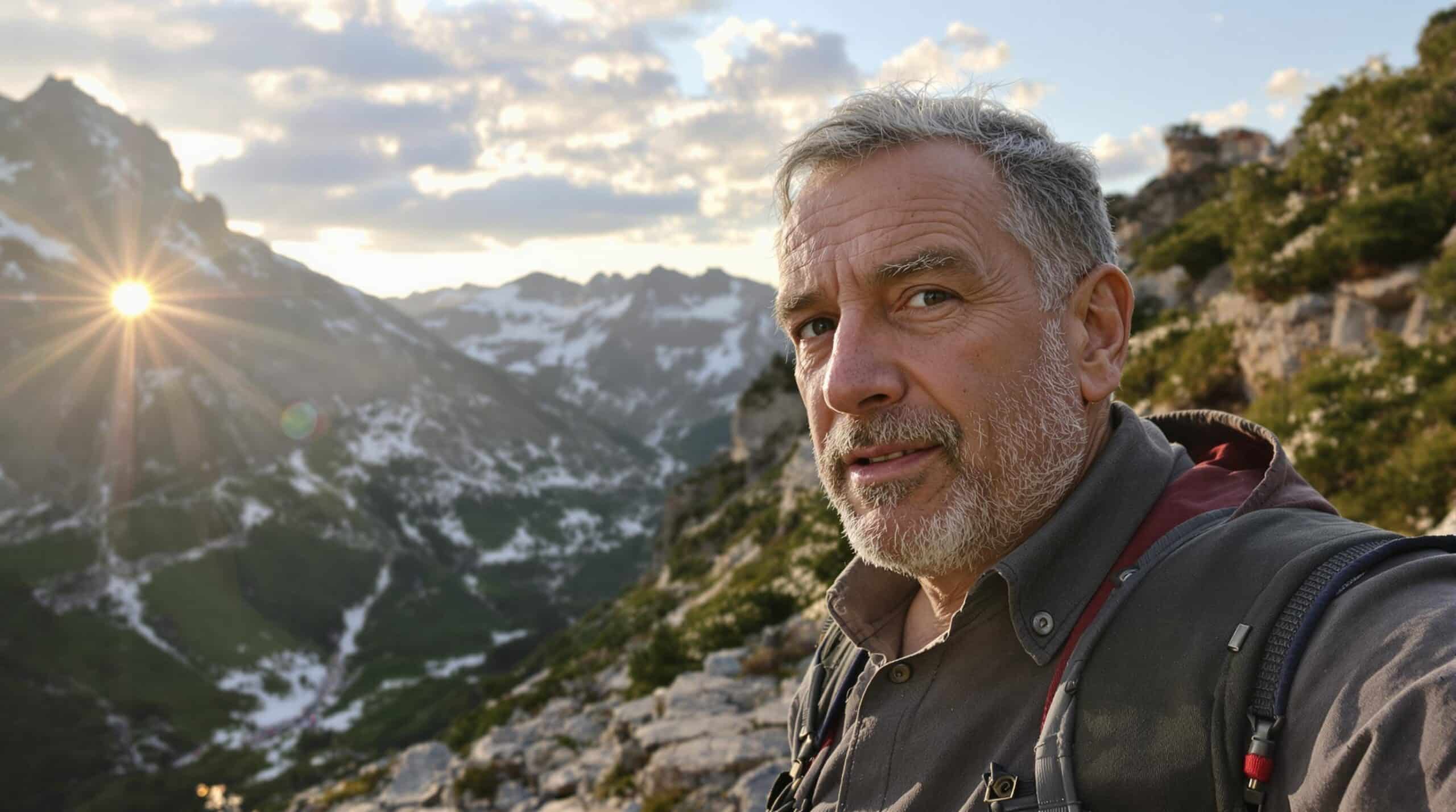 Kilian Jornet : coureur de trail en pleine course en montagne