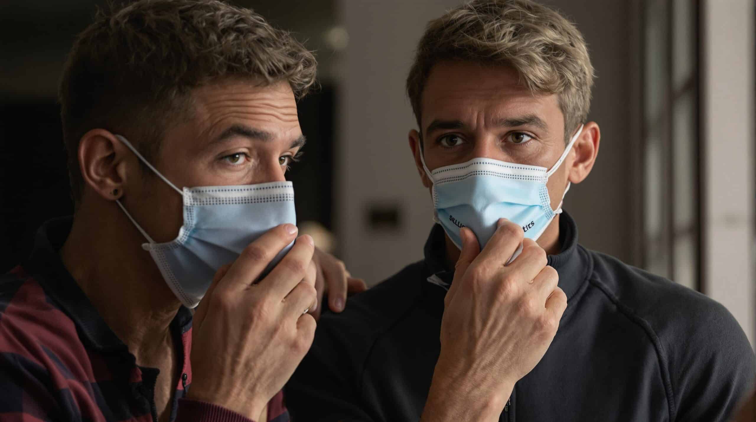 monoxyde de carbone : silhouette d'un coureur de fond sous un voile brumeux symbolisant le gaz invisible