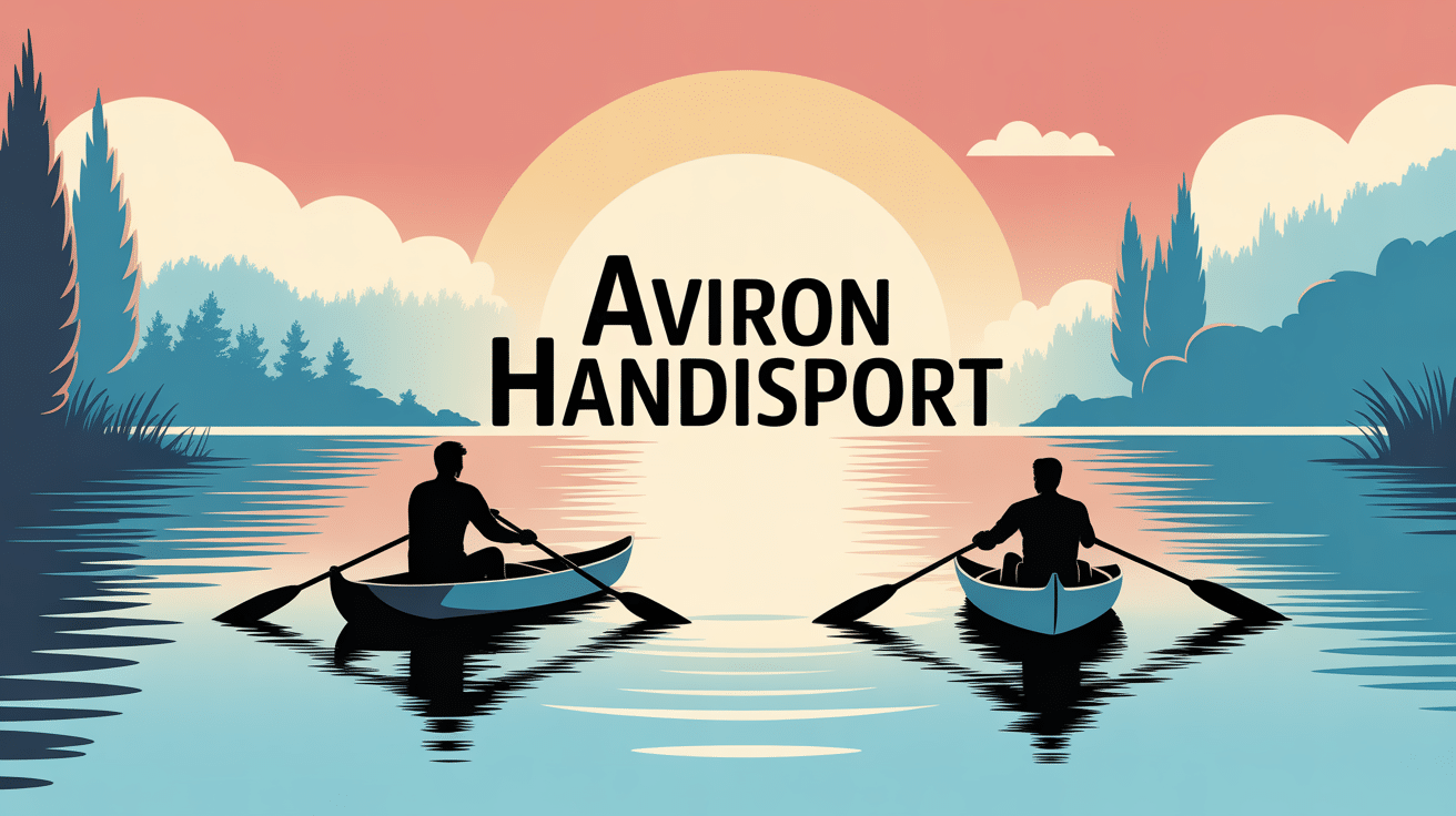 Rameurs aviron handisport bateaux adaptés collectif lac