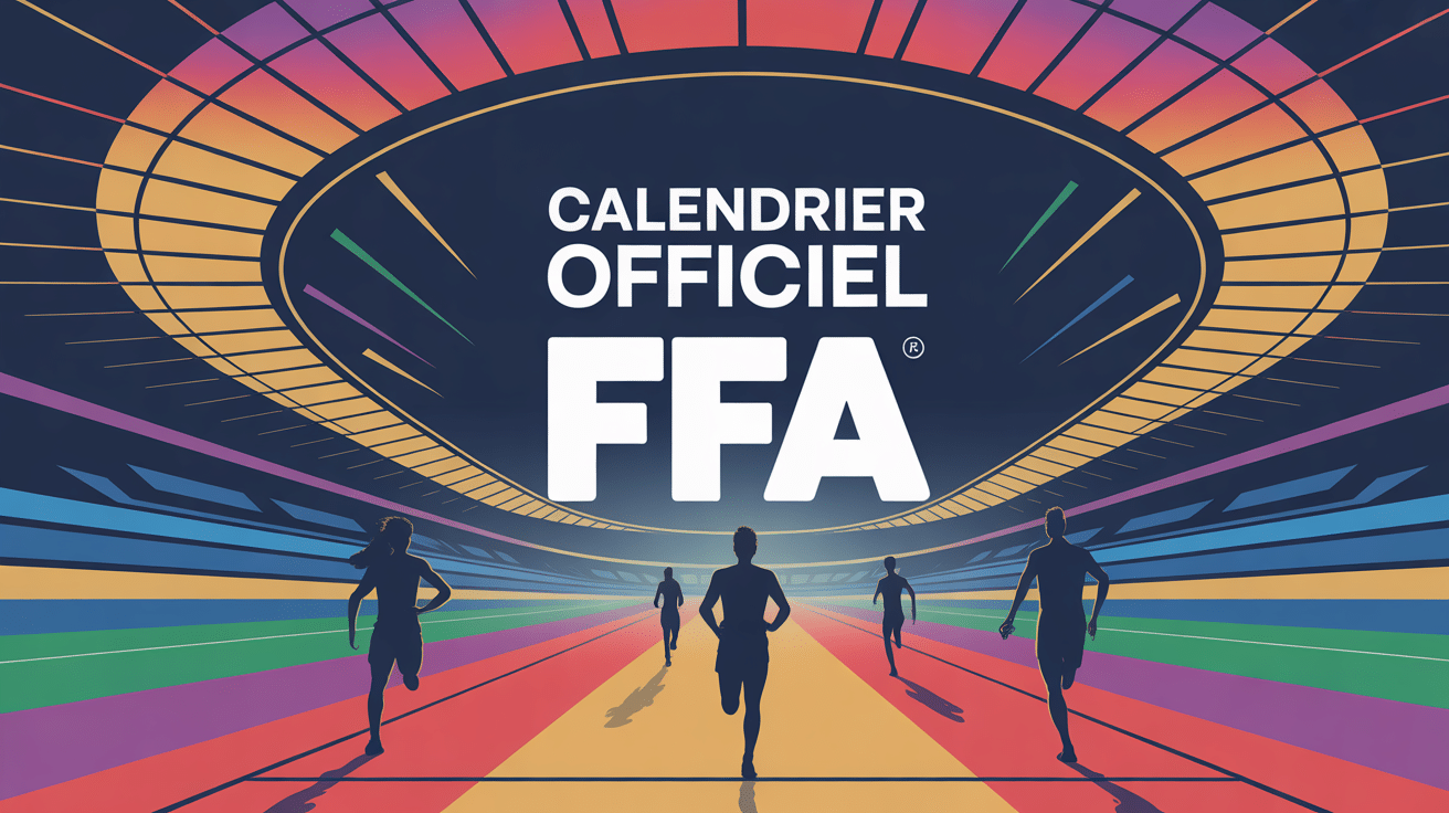 Vue du stade athlétisme calendrier officiel FFA