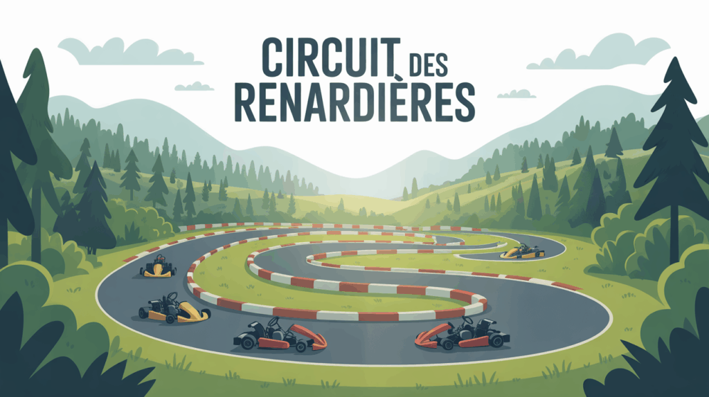 illustration circuit karting limousin vue aérienne