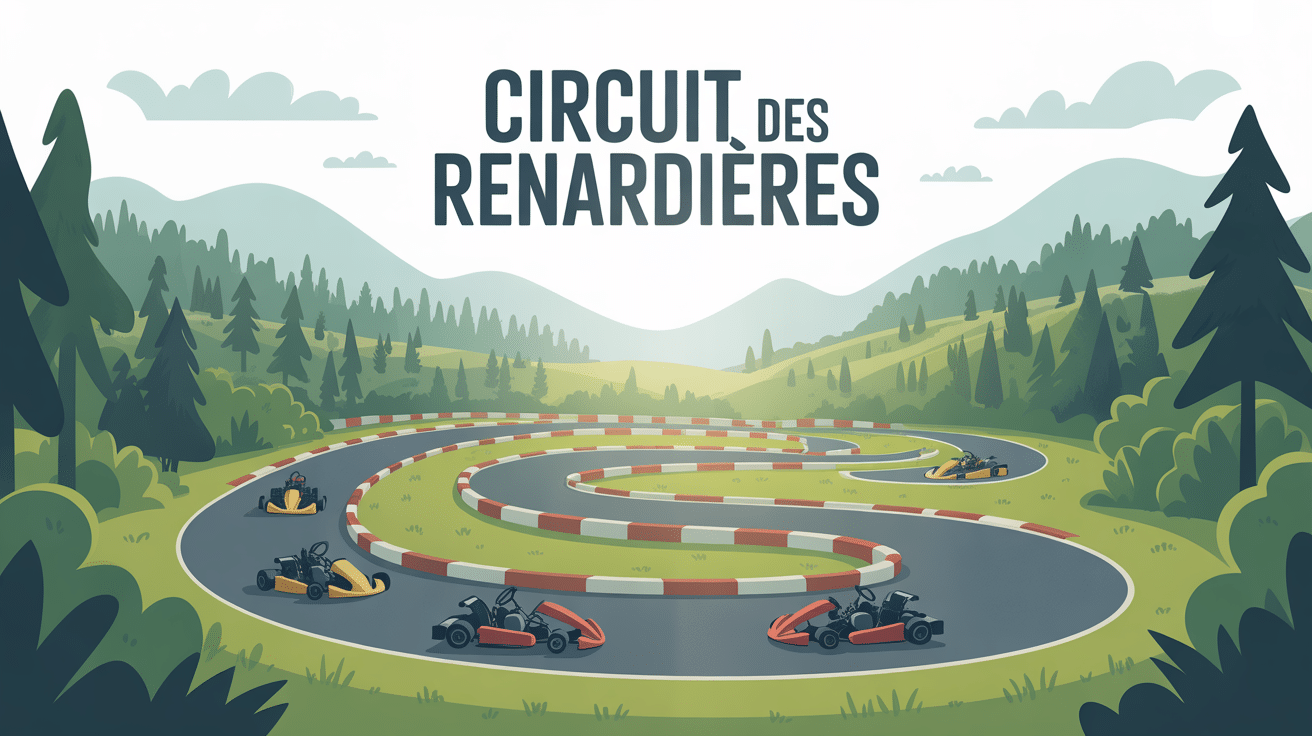 illustration circuit karting limousin vue aérienne
