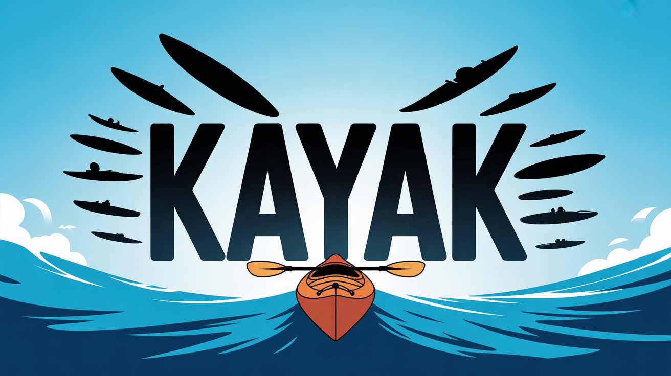 kayak glissant ocean bleu silhouettes diversite