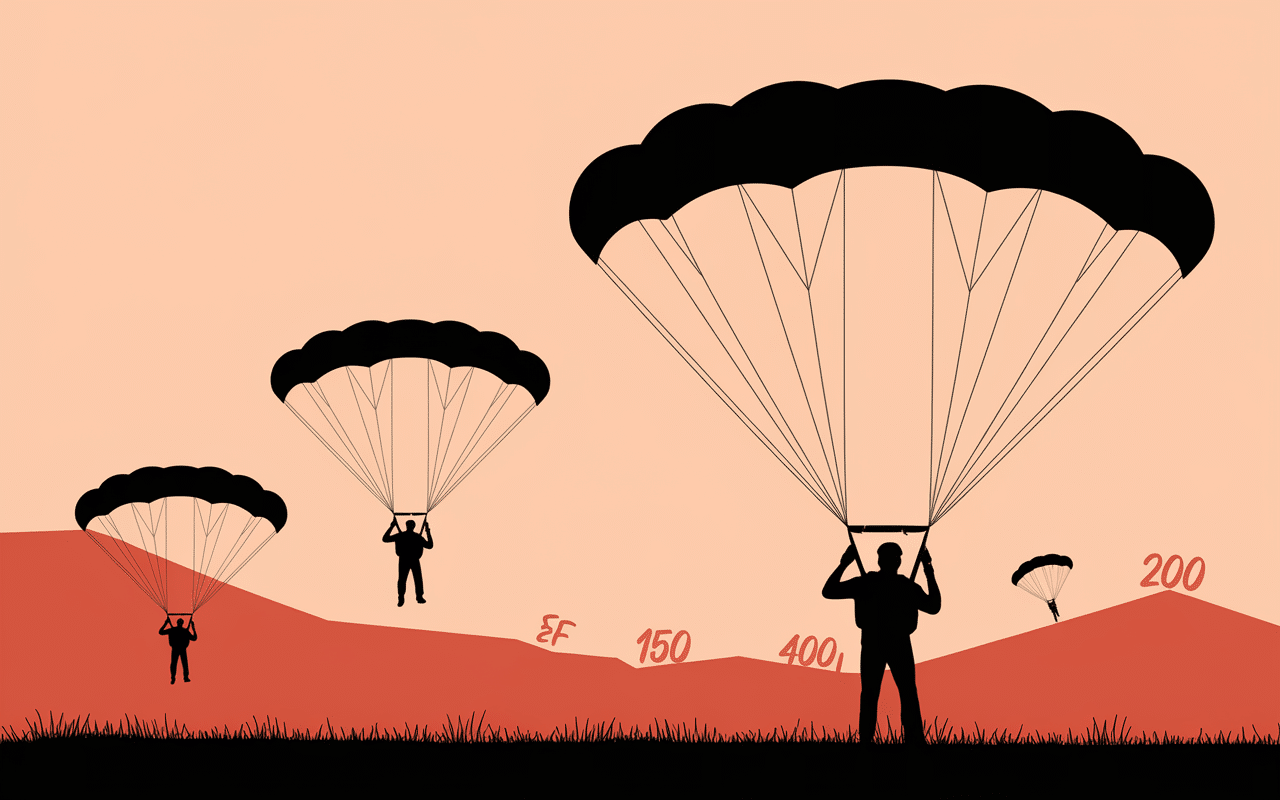 progression securisee paliers en wingsuit debutant