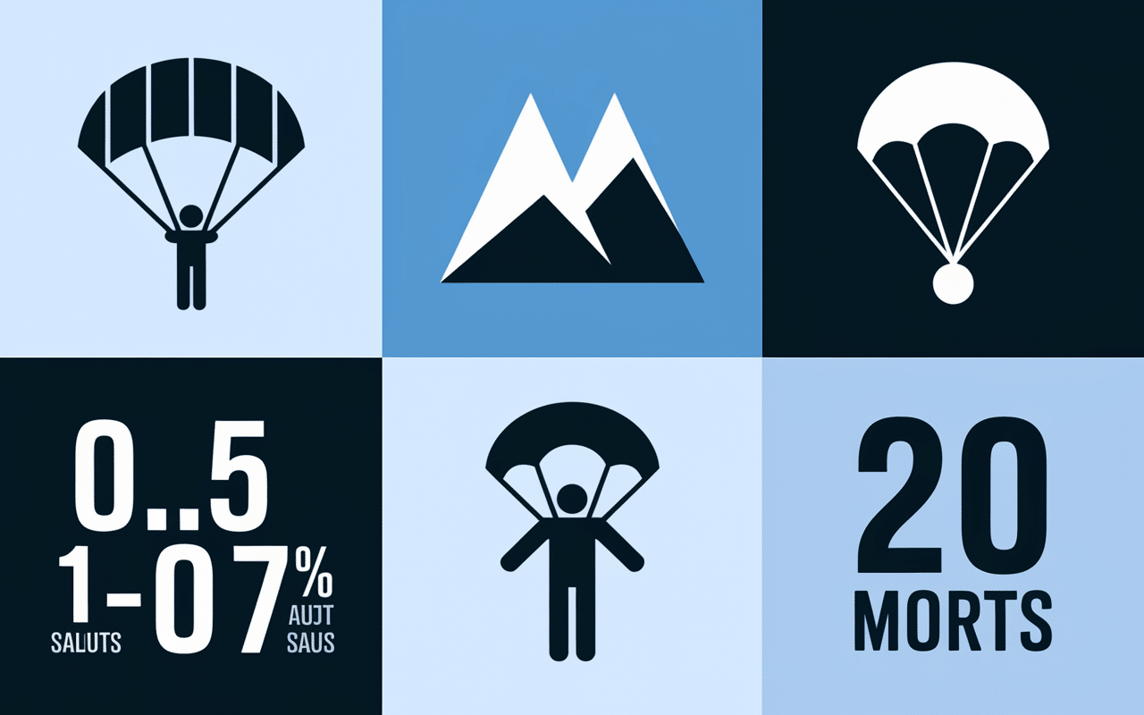 tableau comparatif mortalité wingsuit alpinisme parachutisme