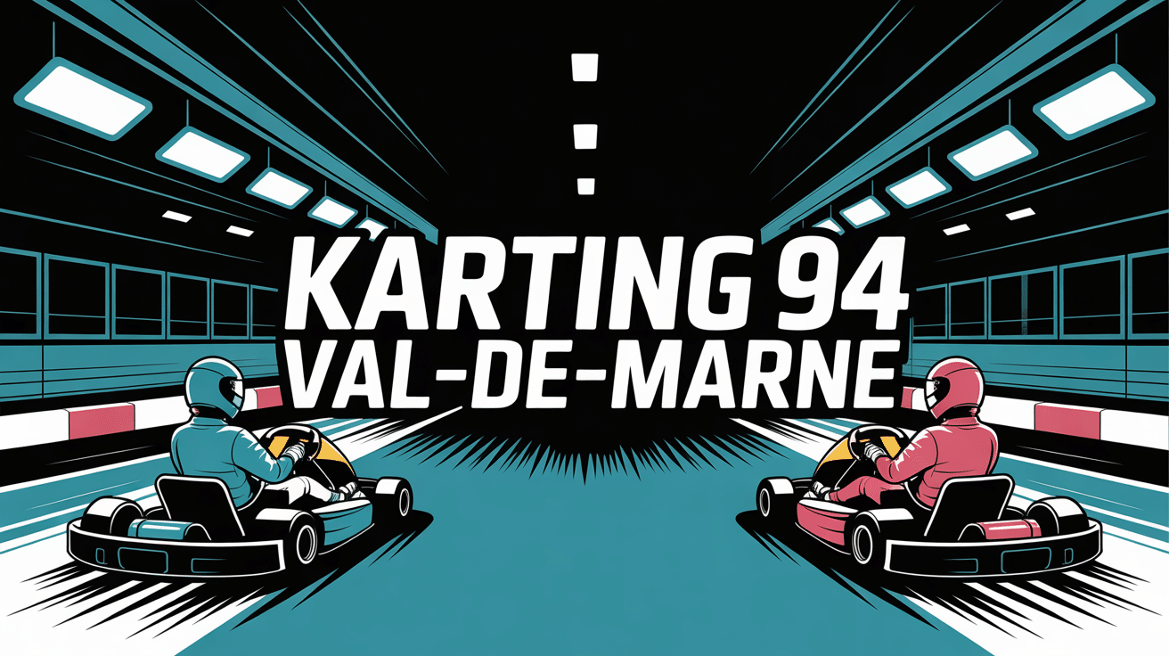Circuito de karting interior Ilustración Val-de-Marne