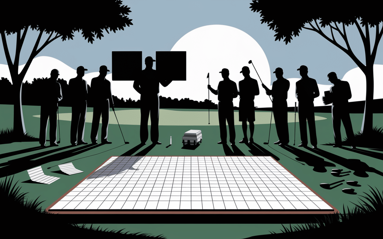 scene organisation depart shotgun golf