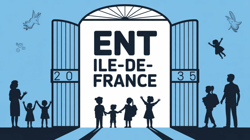 ENT Ile-de-France portail numérique accueil
