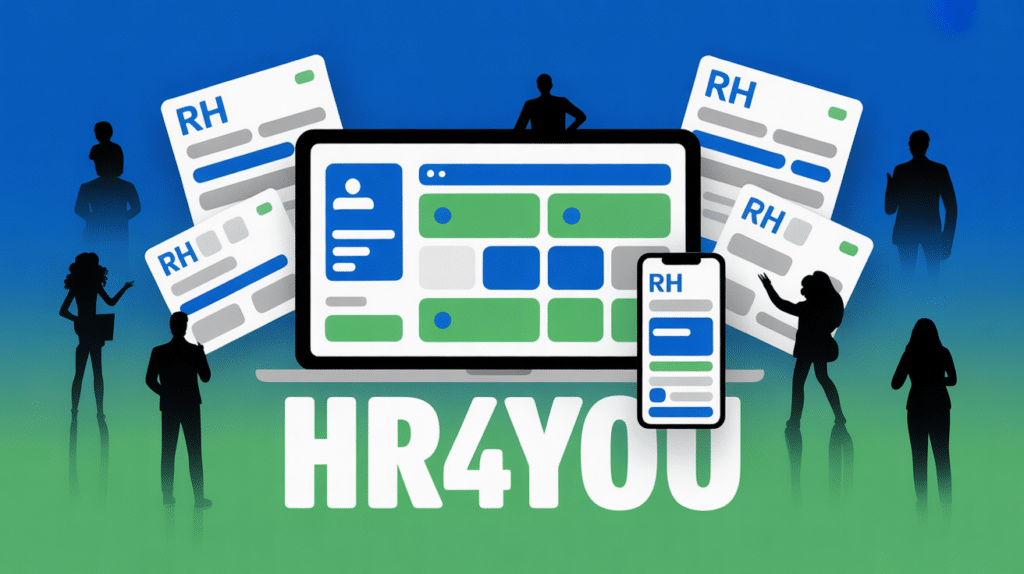 Interface RH HR4YOU sur écran et mobile