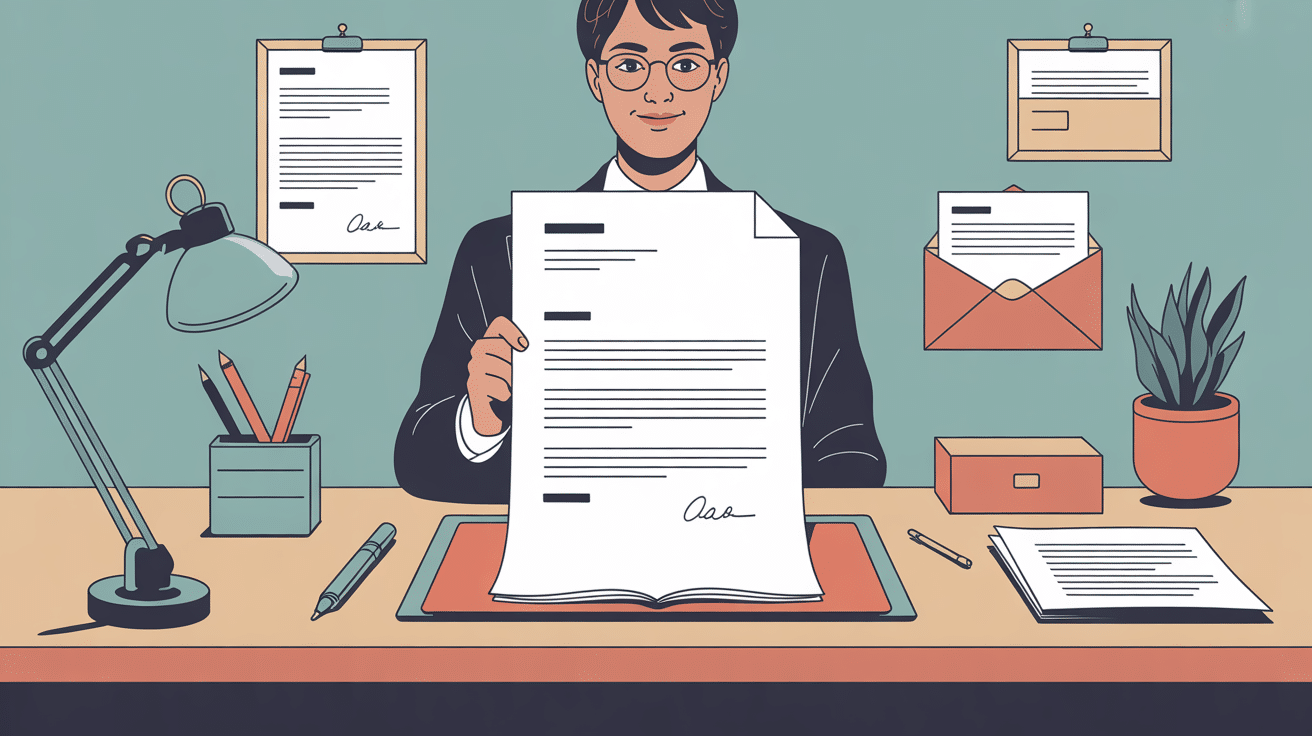 lettre recommandee stylo enveloppe ambiance neutre