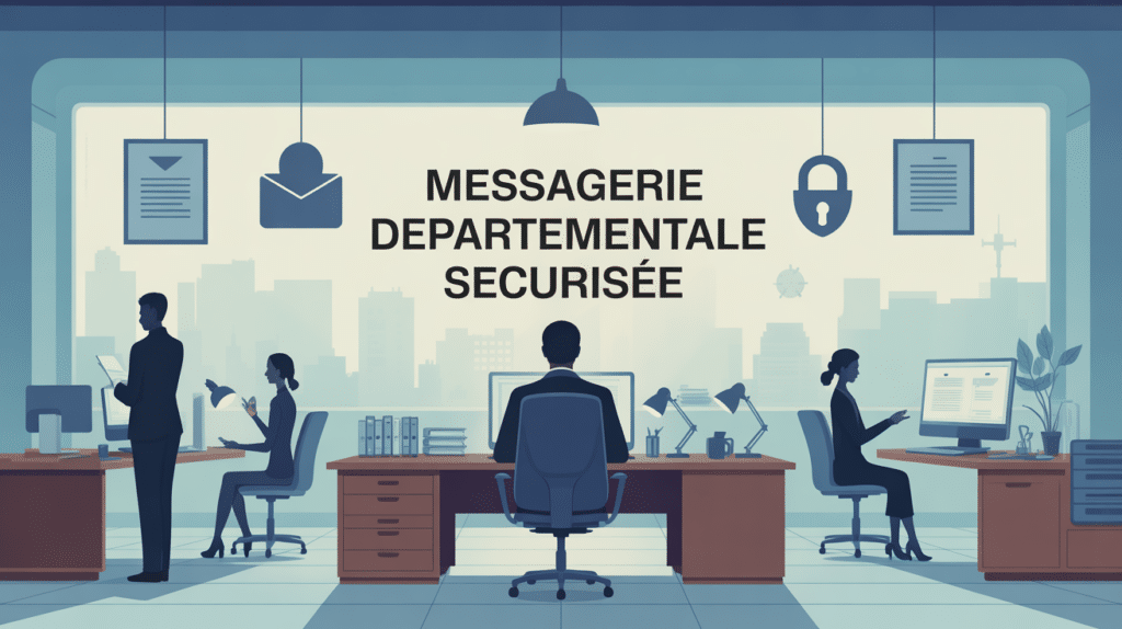vue stylisee bureau securise departement Bas-Rhin