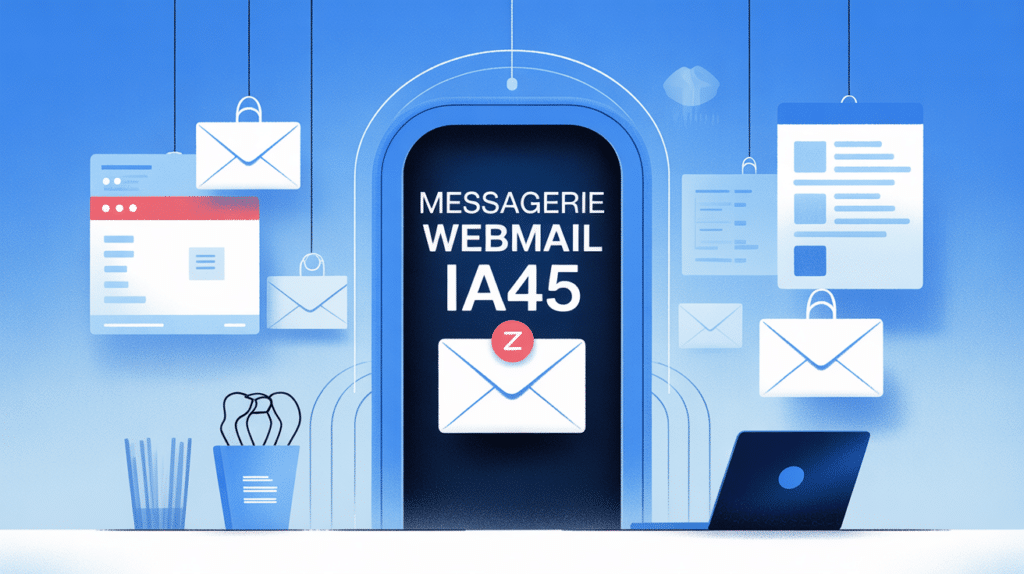 Illustration messagerie webmail ia45 portail sécurisé Loiret