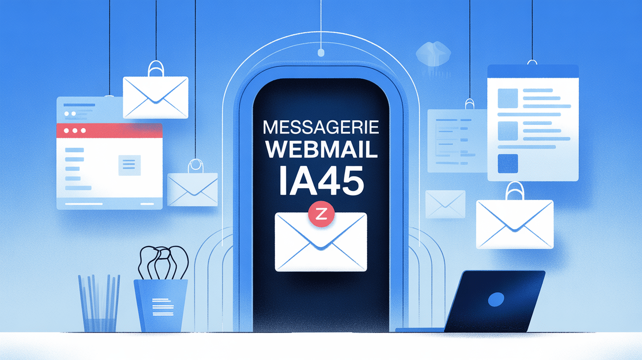 Illustration messagerie webmail ia45 portail sécurisé Loiret