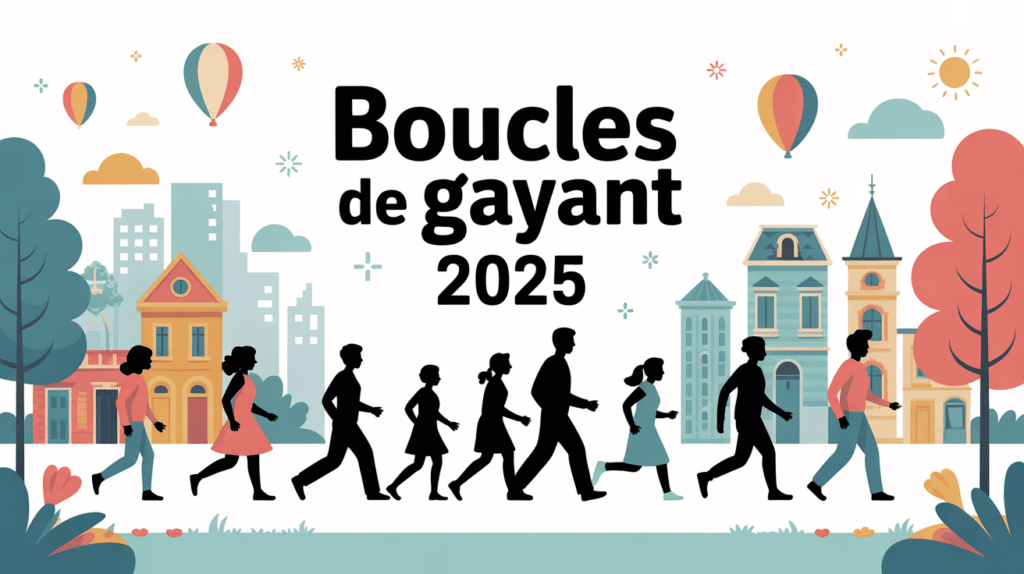 Boucles de Gayant 2025 course festive en famille centre Douai