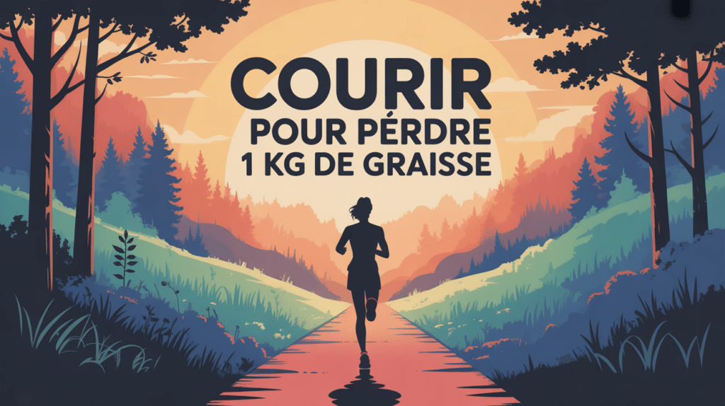 chemin forestier courir perdre 1 kg de graisse
