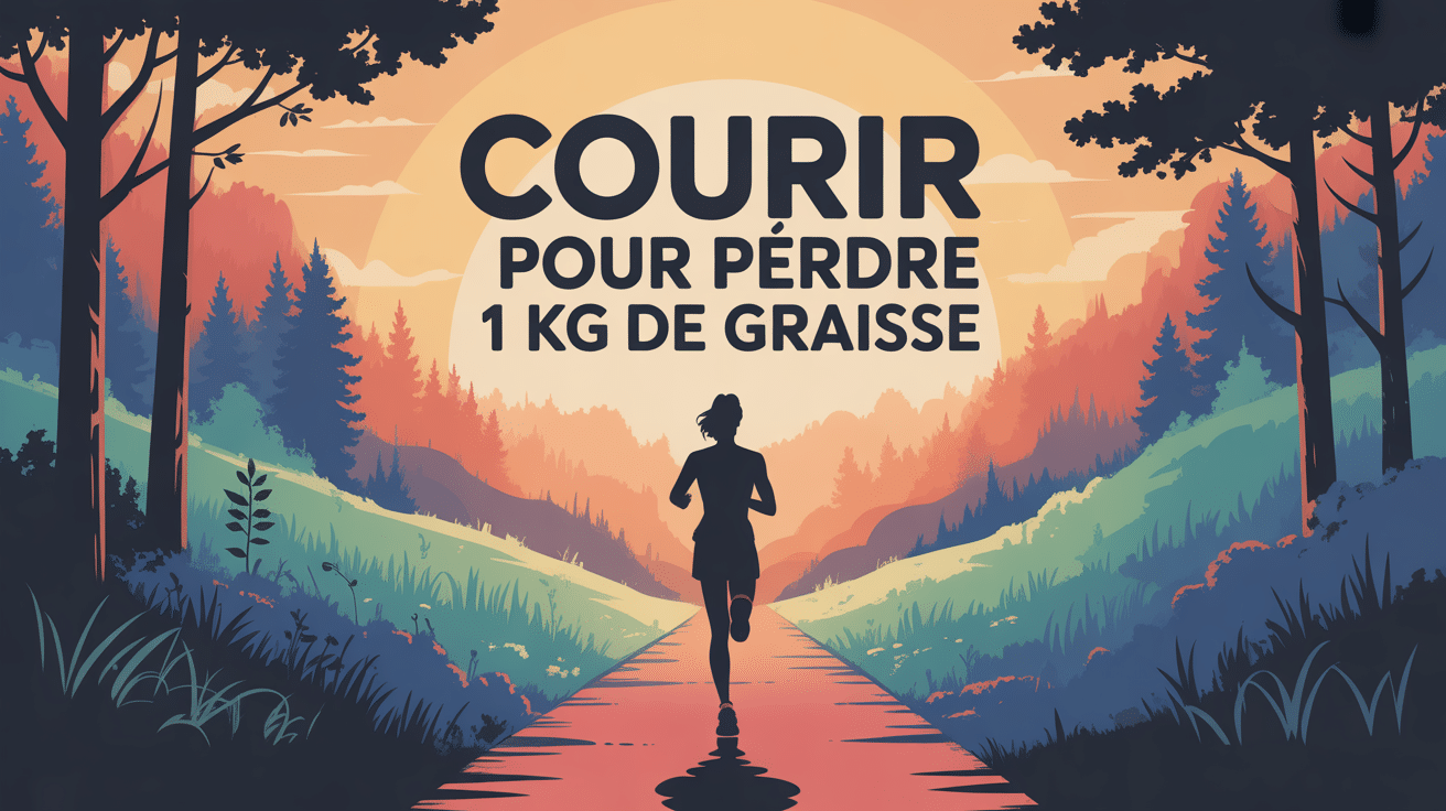 chemin forestier courir perdre 1 kg de graisse
