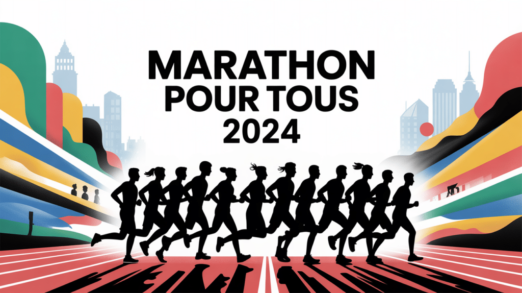 groupe de coureurs marathon pour tous 2024