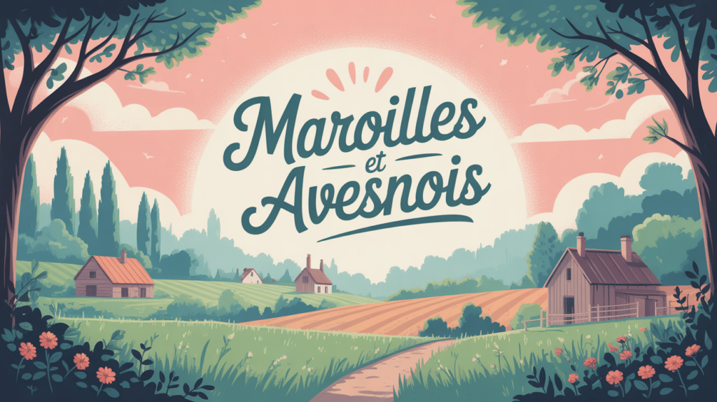 Paysage bocager Maroilles et Avesnois, ambiance nature.