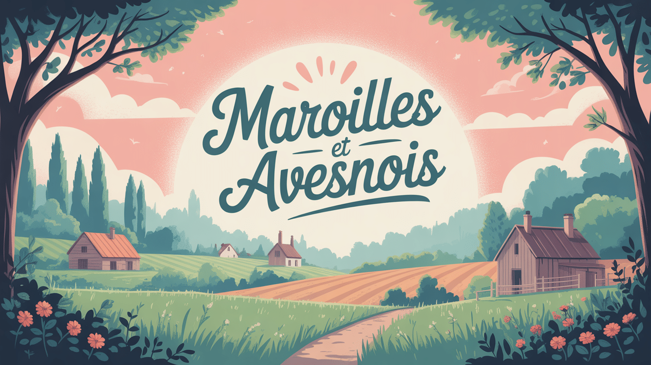 Paysage bocager Maroilles et Avesnois, ambiance nature.