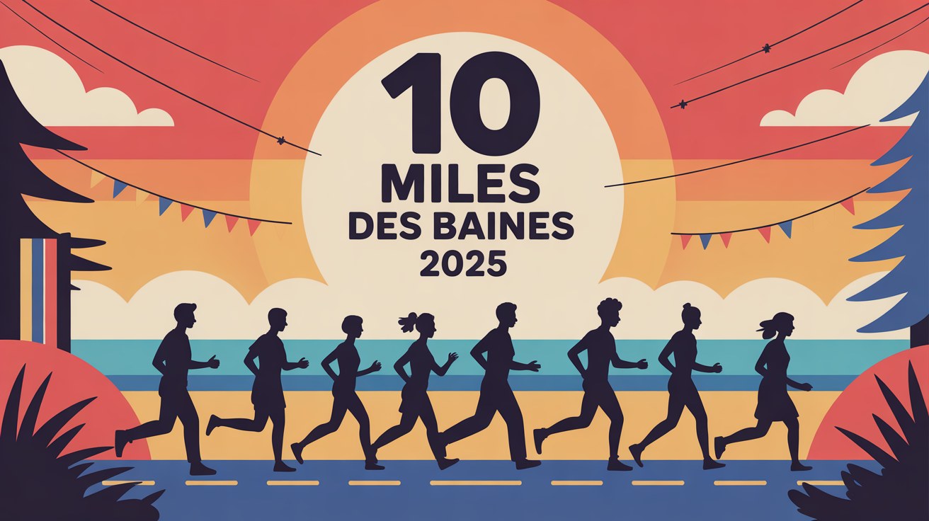 10 miles des baïnes 2025 course silhouettes festive