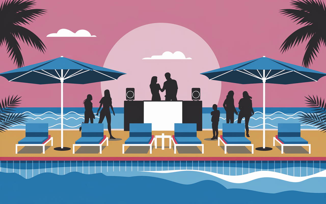 Piscine beach club Marrakech