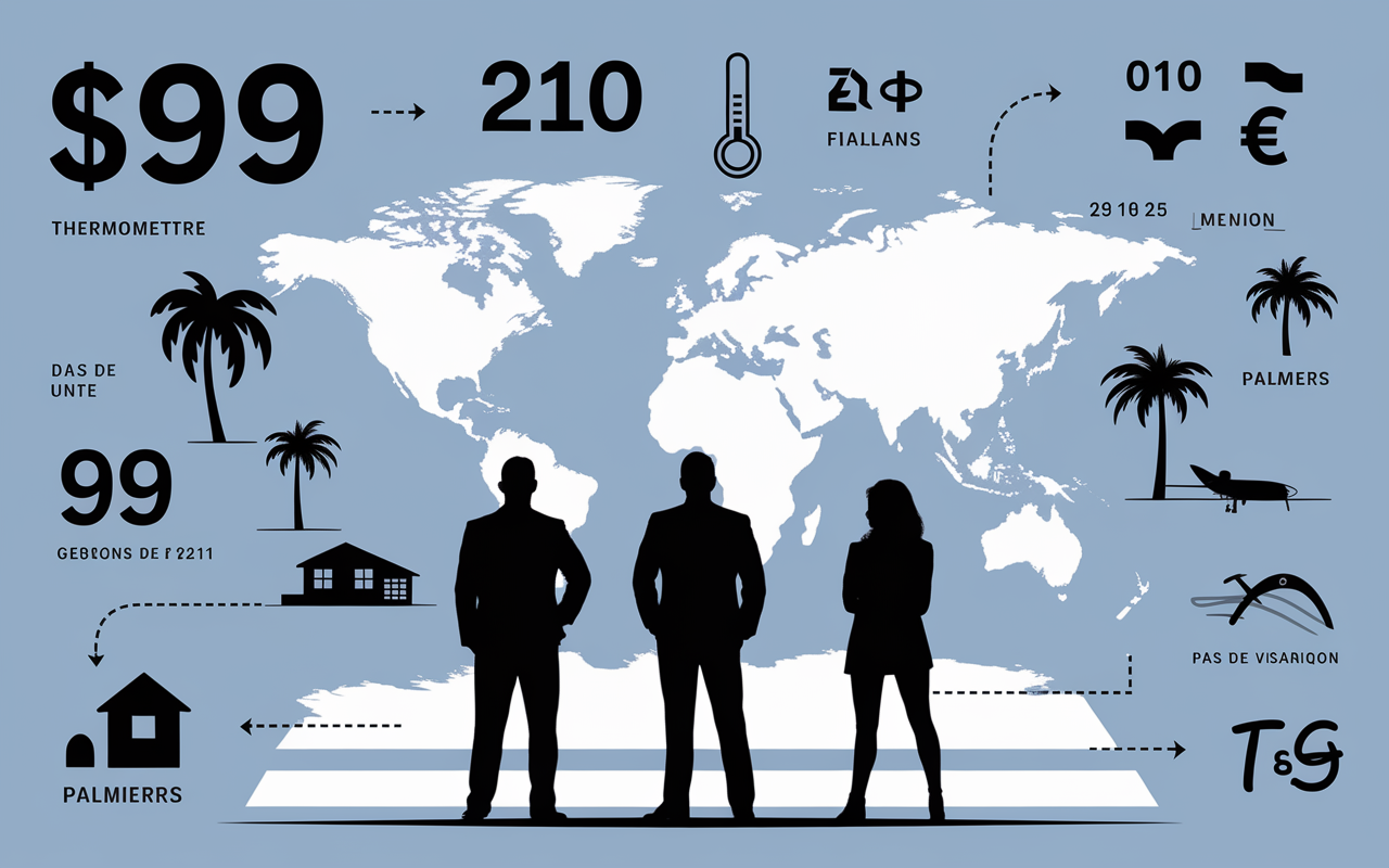 tableau destination soleil pas cher en hiver prix et destinations