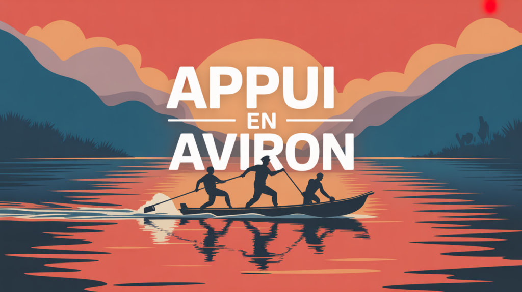 rameur en appui d aviron sur l eau