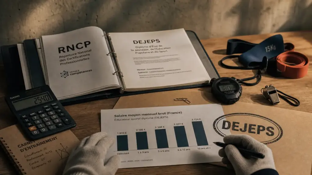 DEJEPS salaire : spécialité et expérience