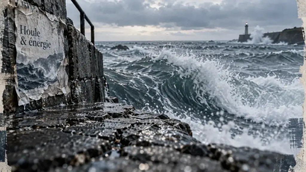 Comment se forme les vagues : houle et énergie sur une crête